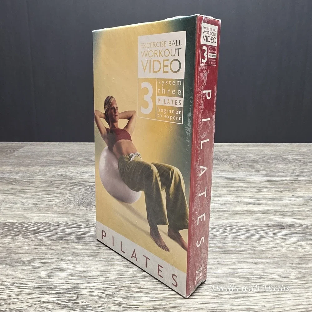 Exercise Ball Workout Video - VHS - System Three Pilates Beginner To Expert